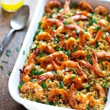 Garlic Butter Shrimp and Quinoa Recipe Page