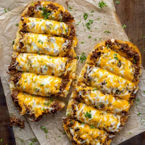 Garlic Bread Sloppy Joes Image