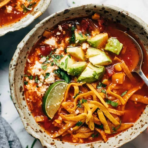 Instant Pot Sweet Potato Tortilla Soup Image