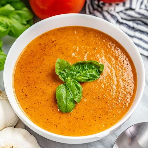 Easy Tomato Basil Soup Image