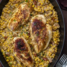 Chicken and Bacon Creamed Corn Recipe Page