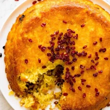 Persian Saffron Rice (Tachin) Recipe Page