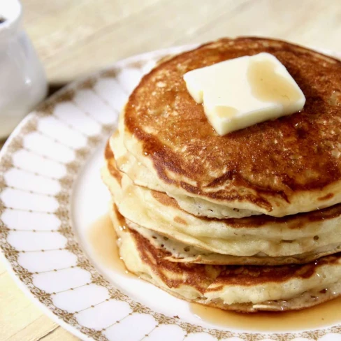 Fluffy Maple Buttermilk Pancakes Image