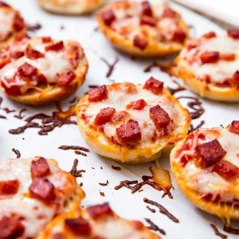 Homemade Bagel Bites Recipe Image