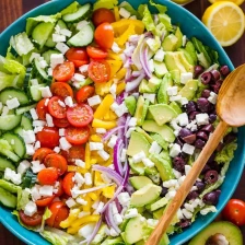 Greek Salad Recipe with Lemon Dressing Recipe Page