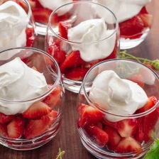 Strawberries Romanoff Recipe Page