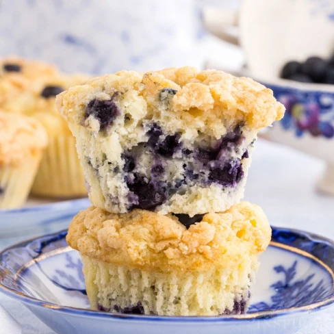 Sourdough Blueberry Muffins Image