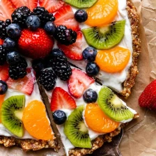 No-Bake Greek Yogurt Fruit Tart Recipe Page