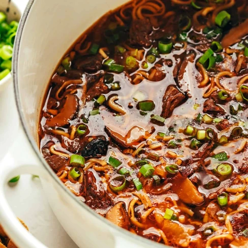 Kimchi Beef Noodle Soup Image