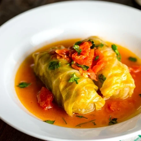 Japanese Stuffed Cabbage Rolls Image