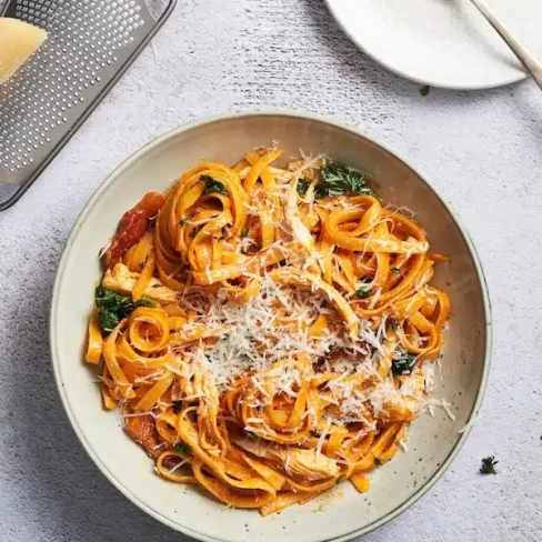 Creamy Chicken and Gochujang Fettuccine | Marion’s Kitchen Marion&#039;s Kitchen Image