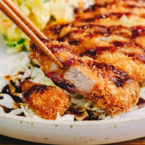 Japanese Crumbed Pork ‘Tonkatsu’ | Marion&#039;s Kitchen Image