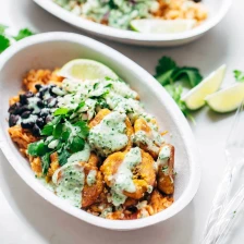 Spicy Plantain Burrito Bowls Recipe Page