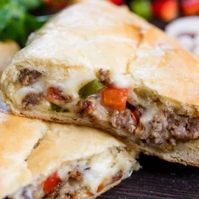 Sausage and Cheese Calzone Recipe Page