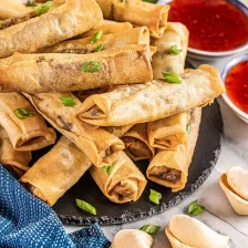 Perfectly Crispy Spring Rolls Recipe Page