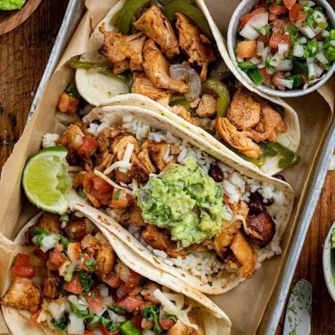 Chipotle Chicken Tacos {Copycat} Image