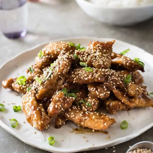 Easy Chinese Honey Sesame Chicken Image