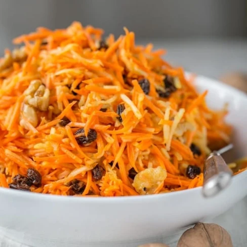 Carrot Apple and Walnut Salad Image