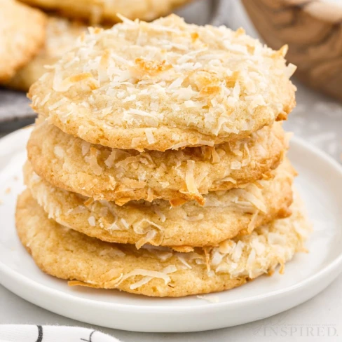 Coconut Cookies Recipe Image