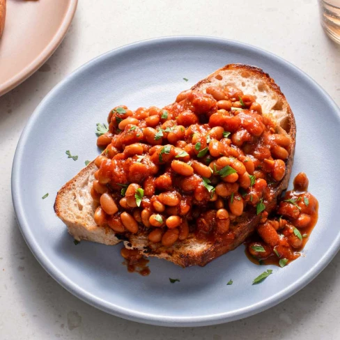 British-Style Beans On Toast Image