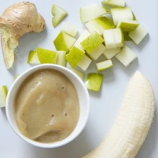 Banana + Pear + Ginger Baby Food Puree Recipe Page