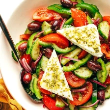 Authentic Greek Salad Recipe Page