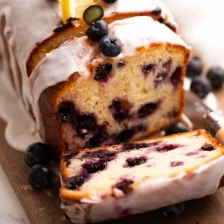 Blueberry Bread Loaf Recipe Page