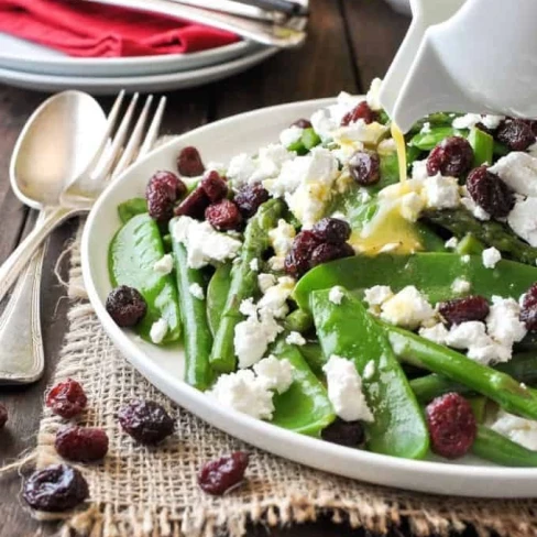 Red, Green and White Christmas Salad Image