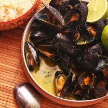 Steamed Mussels With Thai-Style Coconut-Curry Broth Recipe Recipe Page