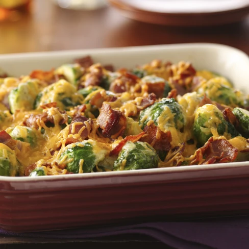 Cheesy Bacon Brussels Sprouts Image