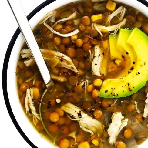 Mexican Chicken Lentil Soup Image