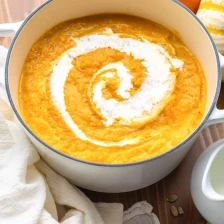 Creamy Pumpkin Soup Recipe Page