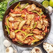 Sizzling Skillet Chicken Fajitas Recipe Page