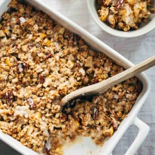 Coconut Oil Apple Crisp Recipe Page