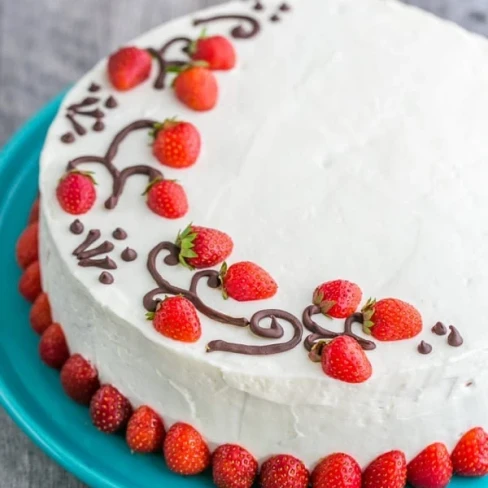 Strawberry Sponge Cake Recipe Image