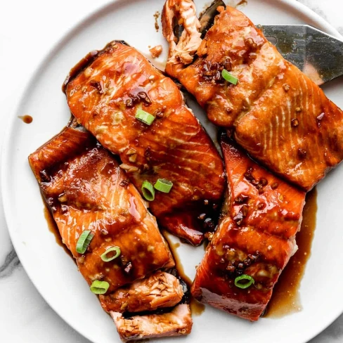 Honey Garlic Soy Glazed Salmon Image