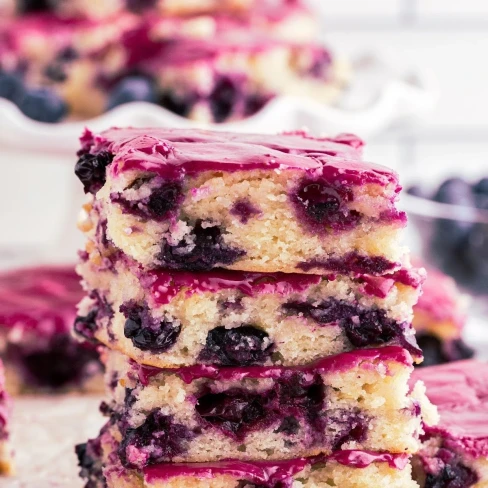 Lemon Blueberry Blondies Image