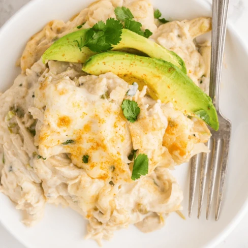 White Chicken Enchilada Skillet Image