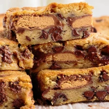 Peanut Butter Cup Cookie Bars Recipe Page