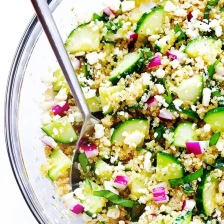 Cucumber Quinoa Salad Recipe Page