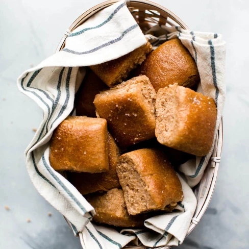 Honey Whole Wheat Dinner Rolls Image