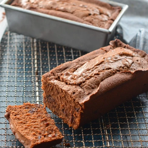 Triple Chocolate Loaf Cake Image