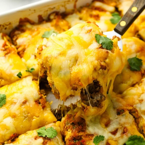 Stacked Beef Enchiladas (AKA Mexican Lasagna) Image