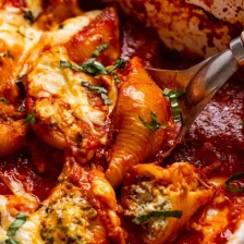 Spinach Ricotta Stuffed Shells (Conchiglioni) Recipe Page