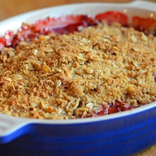 Strawberry Rhubarb Crisp Recipe Page