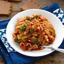 Stovetop Broccoli and White Bean Lasagna Recipe Page