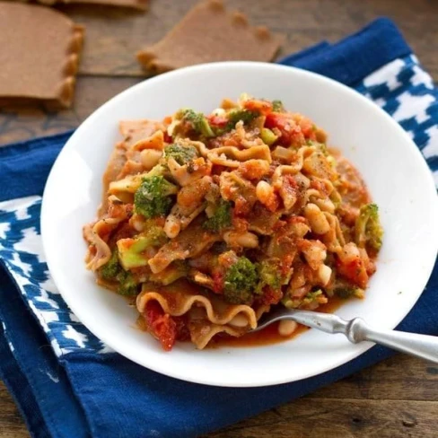 Stovetop Broccoli and White Bean Lasagna Image