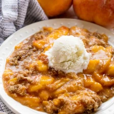 Best Ever Peach Crisp Recipe Page