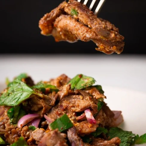 Spicy Thai Grilled Beef Salad (Nam Tok Nuea) | Marion&#039;s Kitchen Image