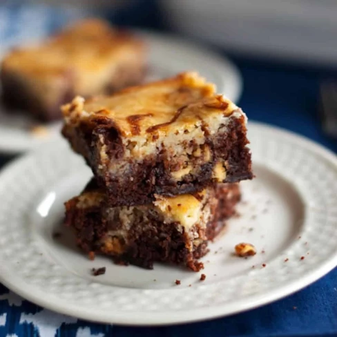 White Chocolate Cheesecake Brownies Image